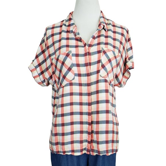 a new day Tops - A New Day Plaid Button Down Top XXL